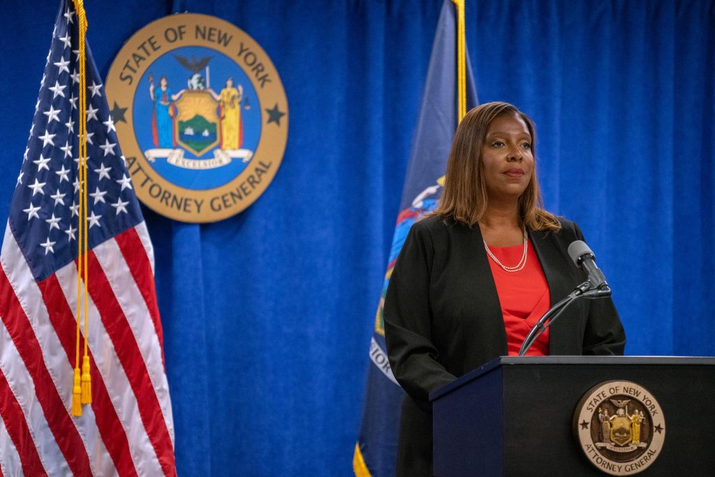 New Yorkin oikeusministeri Letitia James on nostanut kanteet Coinbasea ja Geminiä vastaan ennustemarkkinoista. Kuvituskuva.